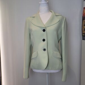 Tahari Arthur S. Levine Elegant Green Women's Jacket - Size 6